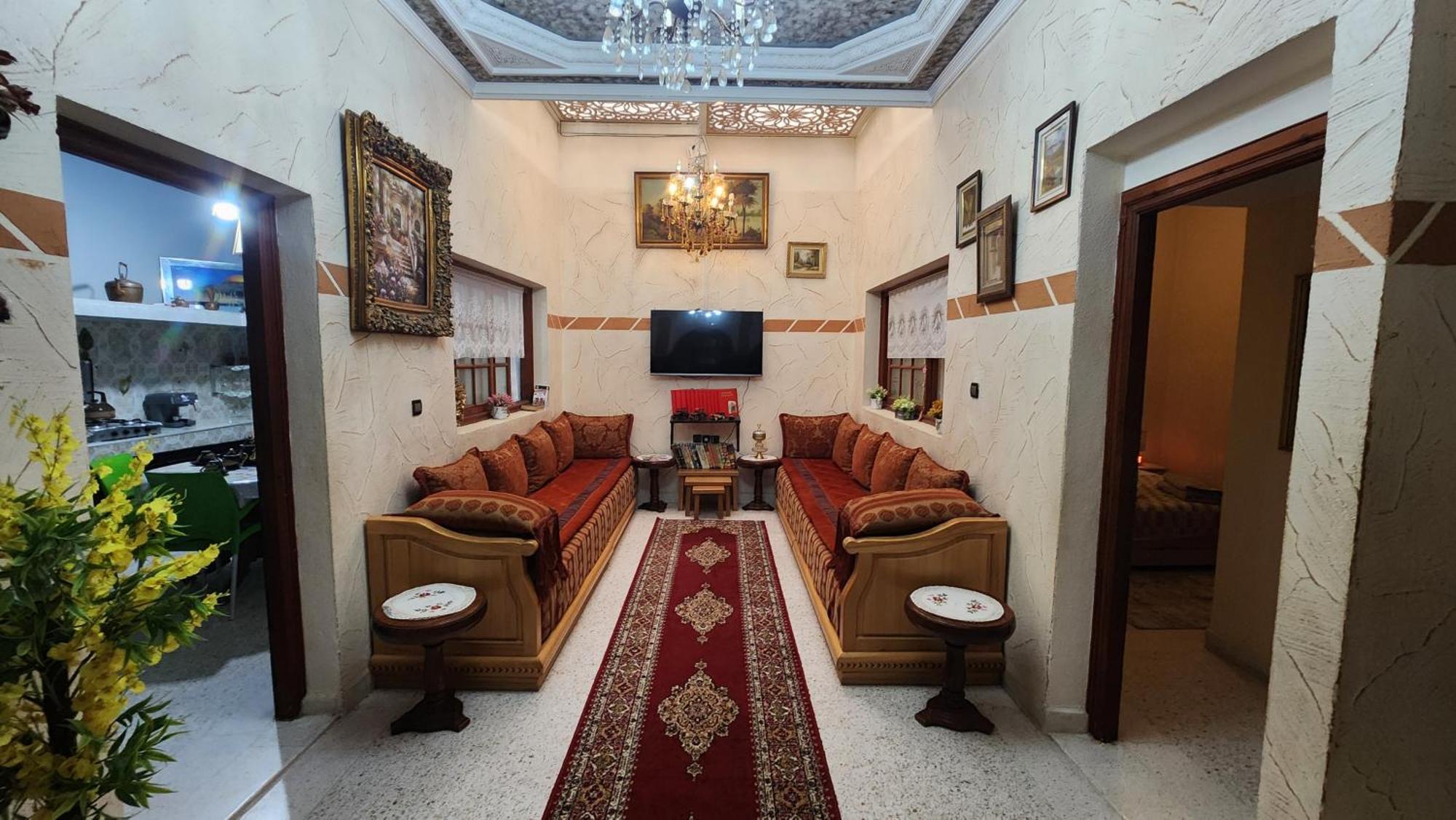 Appartement Riad 5Min A Pied De L'Aeroport Marrakesch Exterior foto