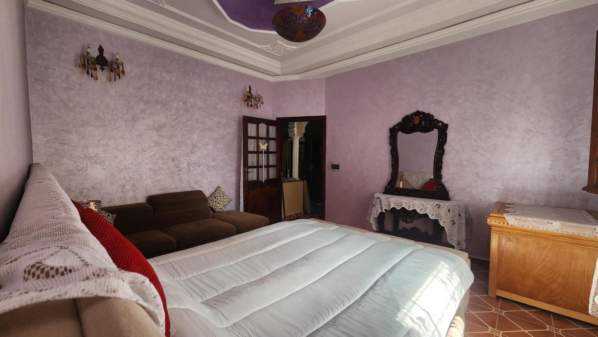Appartement Riad 5Min A Pied De L'Aeroport Marrakesch Exterior foto